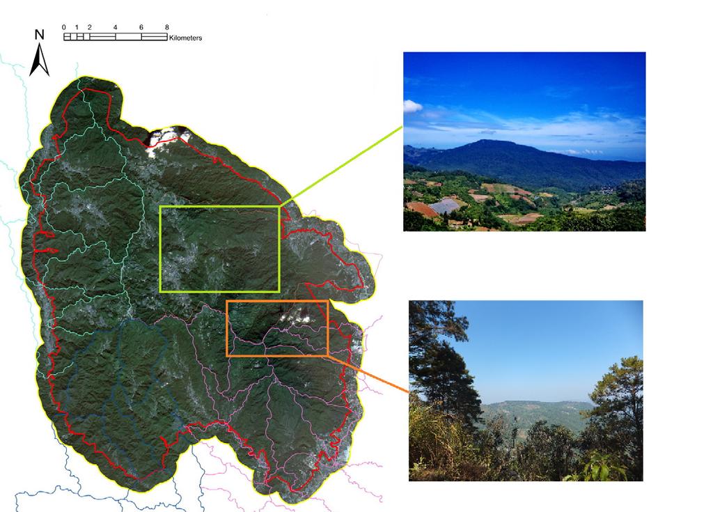 4. PILOT SITE, TARGET COMMUNITIES, AND ECOSYSTEM SERVICES The Mae Sa-Kog Ma Man and Biosphere Reserve (MSKM-MAB), Chiang Mai Province, is the field site for activities implemented by USAID LEAF in