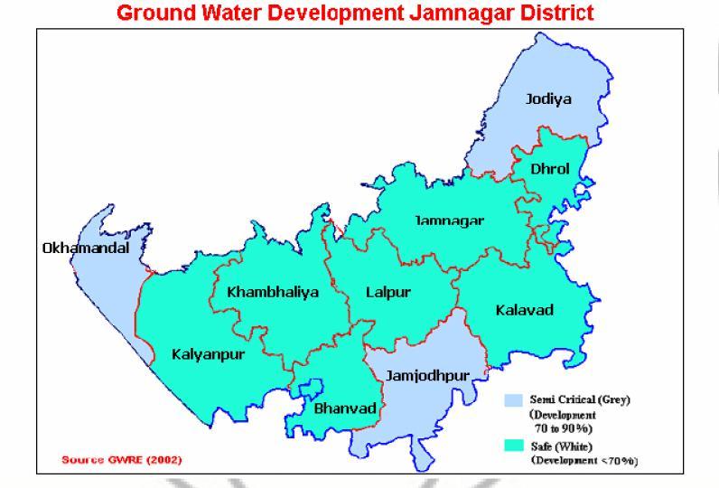 Geologically 80% of Jamnagar district is covered by Basalt rock formation (Deccan Trap) which is found in JamnagarKalavad, Dhrol, Lalpur, JamjodhpurBhanvad, Jamkhambaliya, Jodia and Kalyanpur