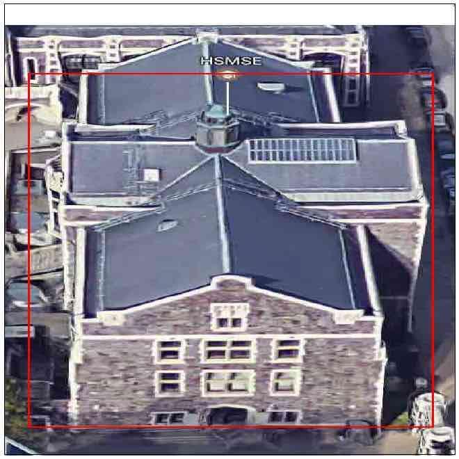 EXTERIOR WINDOWS EXTERIOR GUARDS Roof Plan reference NYC Department of Education Building Assessment Survey 2017-2018 Elevation