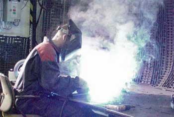 All welding should be done in well-ventilated areas. There must be a sufficient movement of air to prevent accumulation of toxic fumes or possible oxygen deficiency.