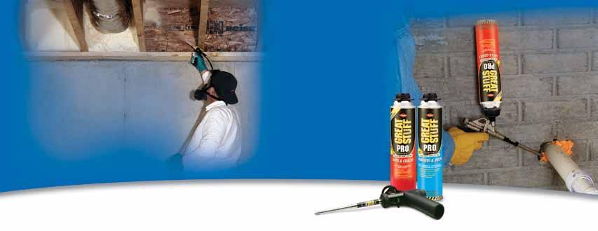 Achieve a Tight Seal FROTH-PAK Foam Insulation is a two-component, quickcure polyurethane foam that fills cavities, such as rim or band joists, for insulation and air sealing.