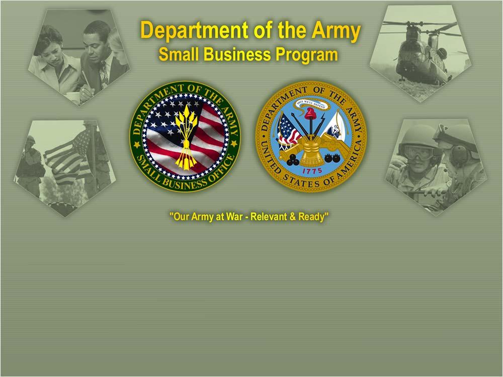8TH ANNUAL ARMY CORPS OF ENGINEERS SMALL BUSINESS CONFERENCE 30 November 2004 LTC