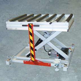 Transfer cart with one conveyor: Manual Transfer Cart w/360 Pivot This type is often utilized in connection with transport to/from the sanding and coating