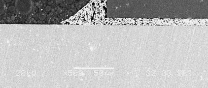 In Figure 2(b), from SEM analysis it is clearly see that die attach material