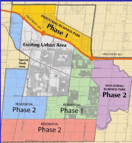 Some areas are zoned Future Development Zone FD, which is essentially a zone that freezes existing development until further approvals are obtained.