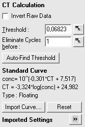 Setting the C T value for the Green Channel using the Auto-Find Threshold. 16.
