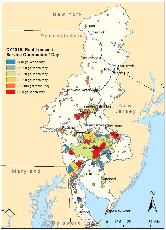 Appendix D: Water System Map of Real Losses