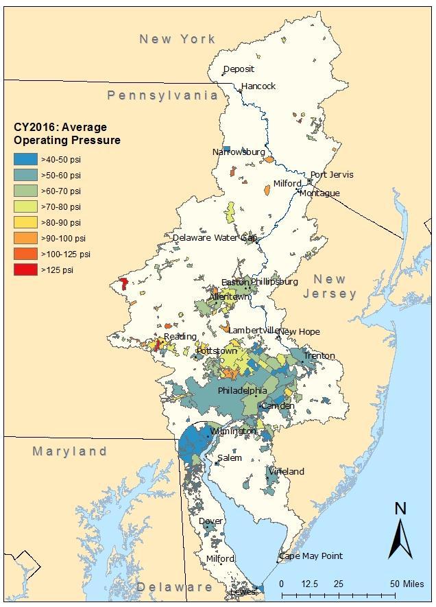 Appendix E: Water System Map of Average