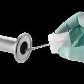 Re-insert the Swab into the sheath containing sterile