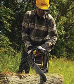 4kg Knife length 48cm Chain Saws & Safety Kit A robust petrol chainsaw for site clearance, log cutting and tree felling.
