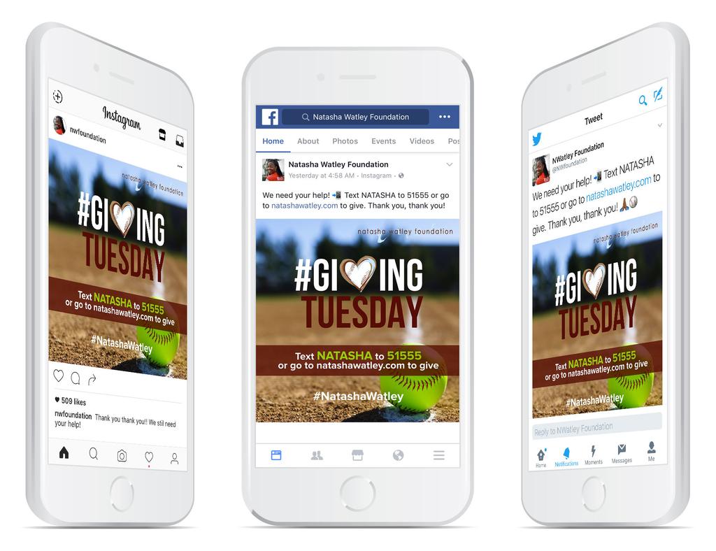 Step 7: Create social media images with a clear call-to-action Images are a huge component of #GivingTuesday and should be used across all channels and social networks.
