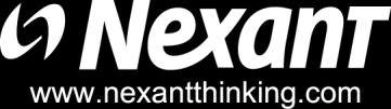 NexantThinking Nexant, Inc. (www.nexanthing.com) is a leading management consultancy to the global energy, chemical, and related industries.