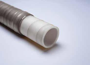 AGRU liner pipes made of PVDF, ECTFE, FEP and PFA The liner pipe system An FRP-reinforced liner pipe consists of the inner liner pipe, the outer FRP-reinforcement and the interface in between, where
