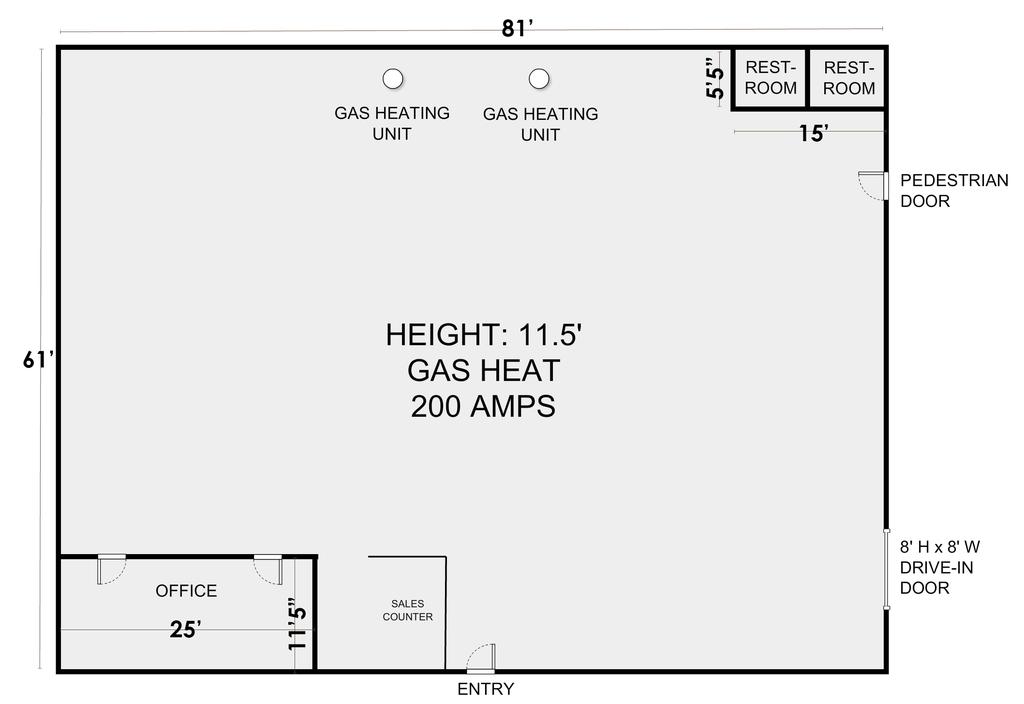 For Lease Floor Plan NOT TO SCALE Milford, Connecticut 06460 No warranty of representation, express or implied is made as to the accuracy of the information contained herein, and