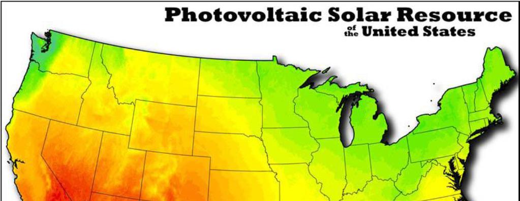 SOLAR PV SYSTEMS ON LANDFILLS Michigan gets only about 15% less solar