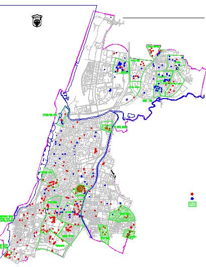 Tel Aviv urban water system: Supply Water quality 2004 No of samples 1581 No of irregular samples 13 Percents of irregular samples (%) 0.8 2005 1731 16 0.9 2006 1768 13 0.7 2007 1793 8 0.