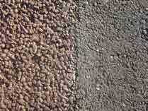 Pervious concrete can be used for large pavement areas or