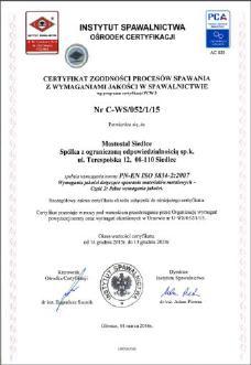 14001 Enviromental management system PN-N-18001, OHSAS 18001