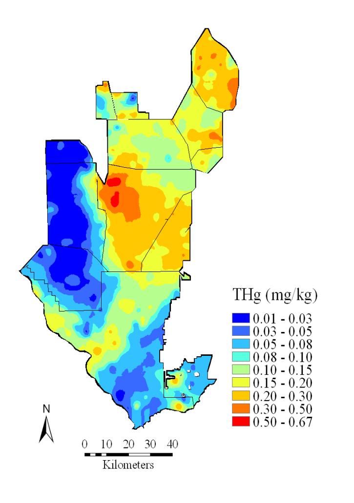 Baseline Increased rainfall larger area submerged and anoxic increase CH 3 Hg production greater Hg 2 deposition on Everglades increase CH 3 Hg production greater runoff of SO 4 2 from EAA increase