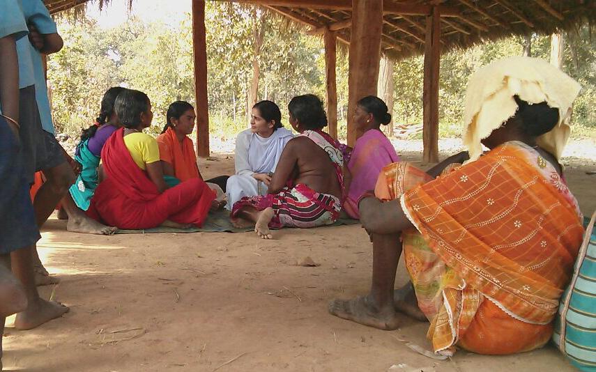 We learn as much as we teach. Director Rao R. Bhavani with tribal women of Chhattisgarh. At AMMACHI Labs, we do everything in-house.