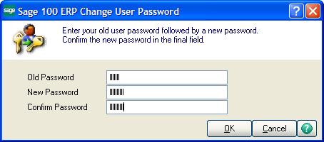 Lesson 3 - Changing a User Password Lesson 3 - Changing a User Password User passwords can be changed for any user currently logged onto the system.