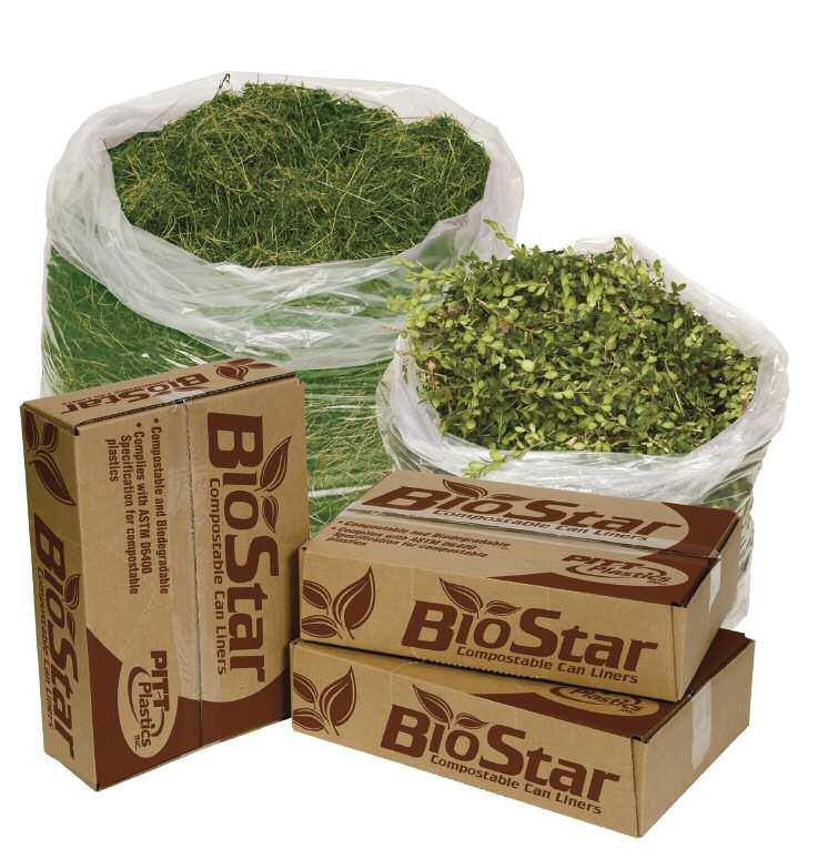 Bio-Star liners are completely compostable and meet ASTM D6400 specifications for compostable plastics Even if the contents of your trash bag are completely
