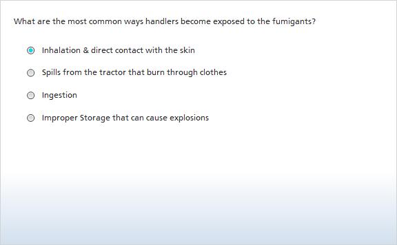 4. What are the most common ways handlers become exposed to the fumigants?