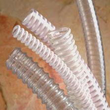 Newflex Spiral Reinforced PVC Suction Hose Notes NEWFLEX reinforced suction hose is widely used throughout industry for both positive and negative pressure applications.