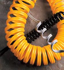 Custom Coiling Nylon & Polyurethane The flexibility to pull, twist, stretch, or bend a section of tubing is often a must in many manufacturing processes. Coiled tubing can be the solution.