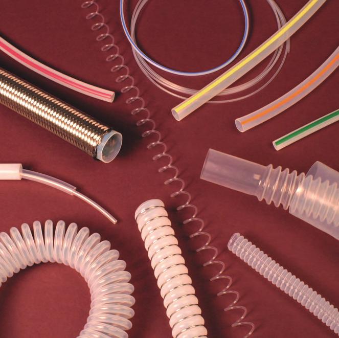 Fluoropolymer Tubing PTFE, FEP, and PFA Formulations; AWG and Fractional