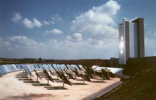 Weizmann s Solar Laboratories [in operation since 1987] A 54m high Solar Tower with 64