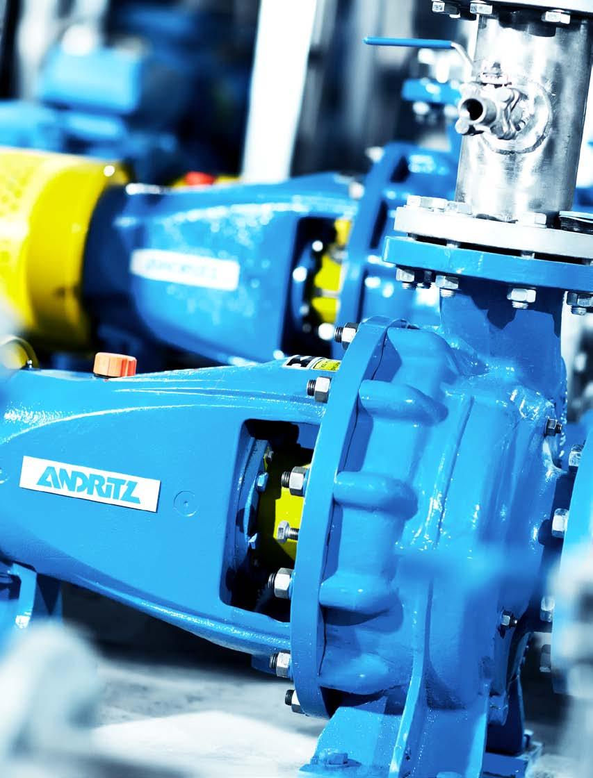 Single-stage centrifugal pumps ANDRITZ single-stage centrifugal pumps are characterized by robustness, maintenance-friendliness, and economic efficiency.