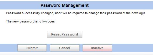 114 Reset a User s Password Administrators can reset passwords for other users. 1. Click the Church Manager tab. 2. Click the Go button to view the user account. 3. Click Reset Password. 4.