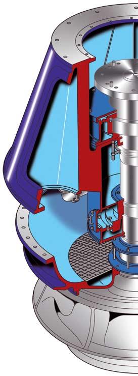 Features Concrete volute pumps have several advantages over the conventional tubular casing pump.