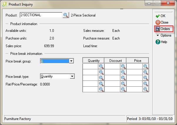 6 Options DacEasy Point of Sale User s Guide Printing the customer s purchase history 5 Click Options and then Purchase History (or press Shift+F7). The Purchase History dialog box appears.