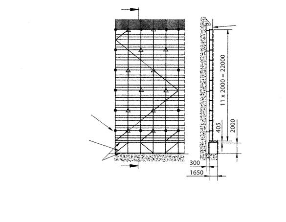 Rapid-Erection Scaffolding RUX-SUPER 65 Rapid-Erection Scaffolding RUX-SUPER 65 The illustration 41 a, 41 b and 41 c depict the various modes of erection for uncovered scaffolds with continuous tying