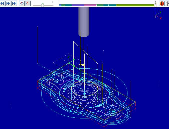 correct tool, toolpath direction, to appropriate depth cuts,