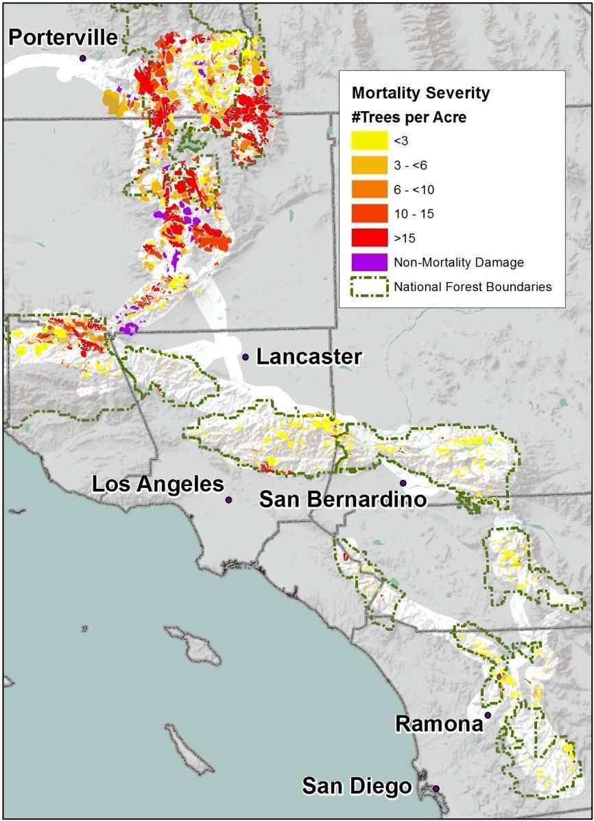 2012 to 2015 drought in California Estimated 12.
