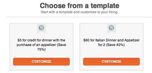 Offer templates Sometimes you need a little help getting started, so Member Marketplace has built templates that can be easily customized to fit your exact need. 1 2 1.