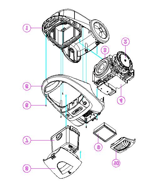 6.EXPLODED VIEW AND PARTS LIST 6-1.