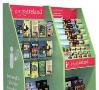 The brochure display racks are specifically designed, and display your brochures in a professional manner to optimize your brochure visibility and pick-up rates.