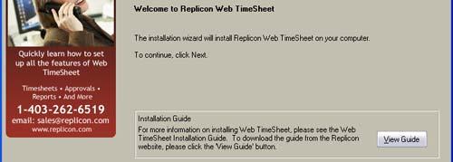 If you need help while using the installer, refer to the information in this chapter. To upgrade Web TimeSheet: A. Prepare to Install or Upgrade 1. If you are upgrading: a.
