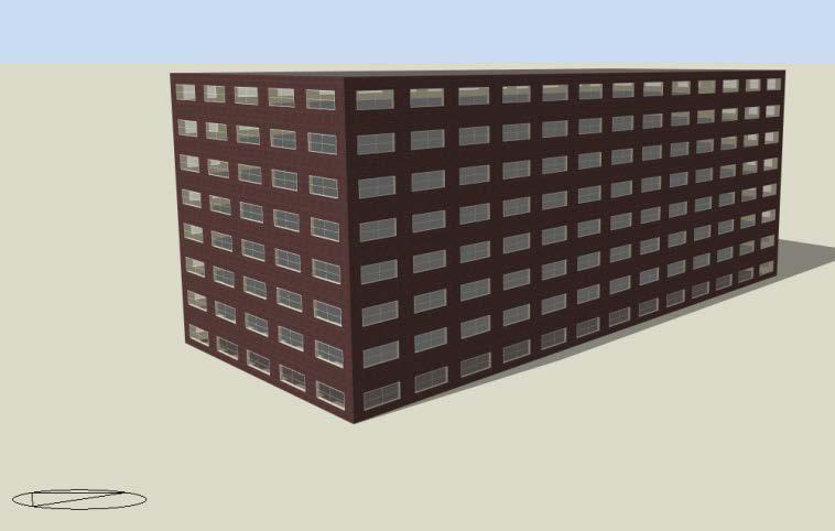 2 Methodology For the purpose to investigate the thermal energy and the effectiveness of various glazing systems, a model which represents an office building is created in DesignBuilder simulation