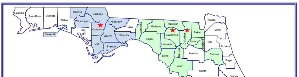 APPENDIX A ELIGIBLE FLORIDA COMMUNITIES Volunteer Florida uses the Governor s rural area of opportunity definition: Florida Statutes: 288.