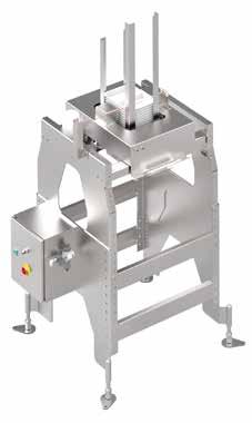 Tray unstacker FEATURES Equipment maximum performance: 30 cycles/min. Variable estimation subject to the type of tray. Adaptable to containers of different materials and sizes.