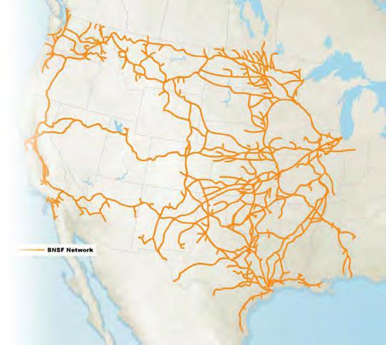 BNSF Railway Overview A Berkshire Hathaway company 32,500 route miles in 28 states and two Canadian provinces 41,000 employees Approximately 7,000 locomotives 13,100 bridges and