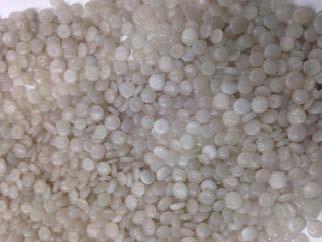 Colored HDPE pellets