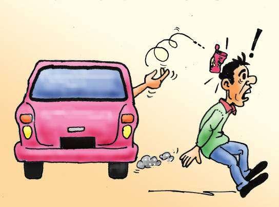 37 PROHIBITION OF LITTERING & OTHER NUISANCES IN PUBLIC PLACES: Litter throwing from vehicles: No person shall throw or deposit litter