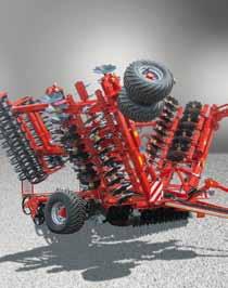 Middle chassis for excellent roadability High operational reliability due to the large spacing between the