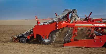 The Pronto 8 and 9 SW dispose of a seed waggon with a hopper capacity of 12,000 litre, whereas the Pronto 12 SW has been specially designed for Eastern European farms and with 12 metre working width